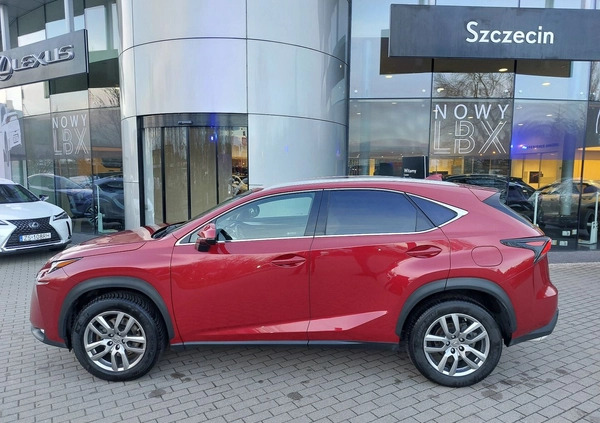 Lexus NX cena 119900 przebieg: 38537, rok produkcji 2016 z Szczecin małe 596